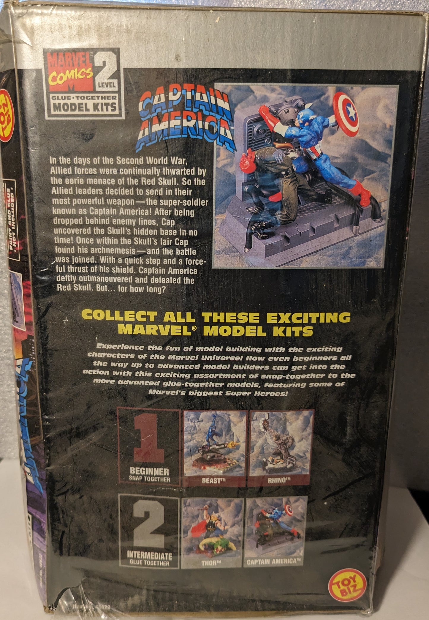 Marvel Captain America Level 2 Glue Together Model Kit