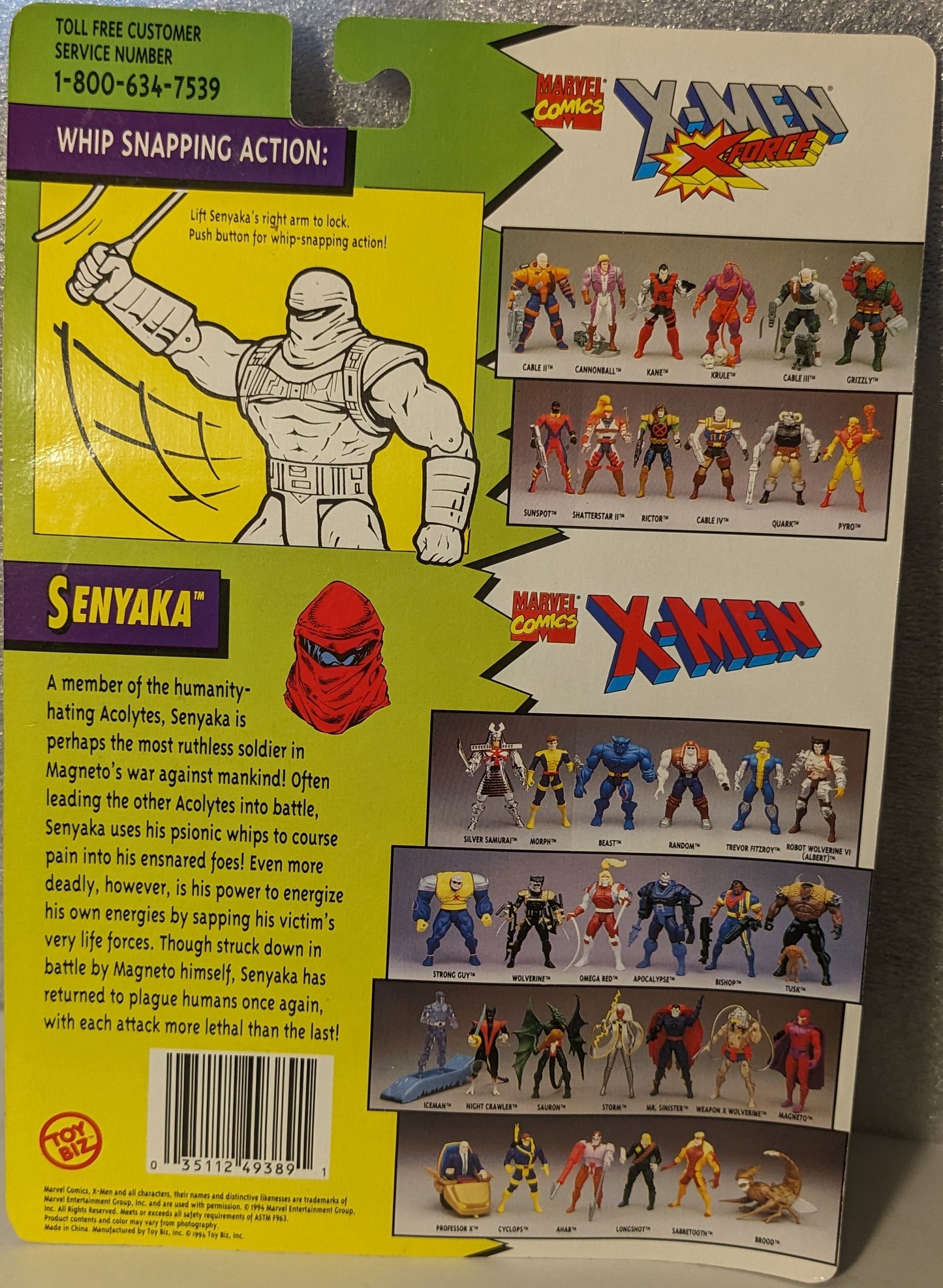 Marvel The Evil Mutants X-Men X-Force Senyaka