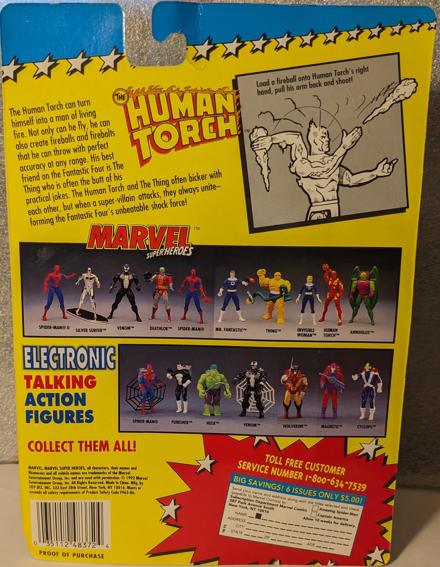 Marvel Super Heroes Fantastic Four The Human Torch