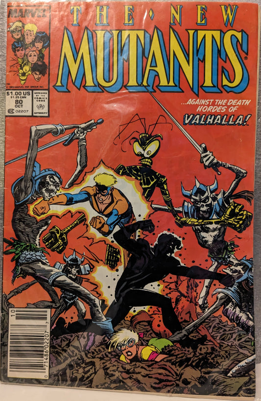 Marvel Entertainment Group Inc. The New Mutants . . . Against The Death Hordes Of VALHALLA! 80 (OCT. 89)