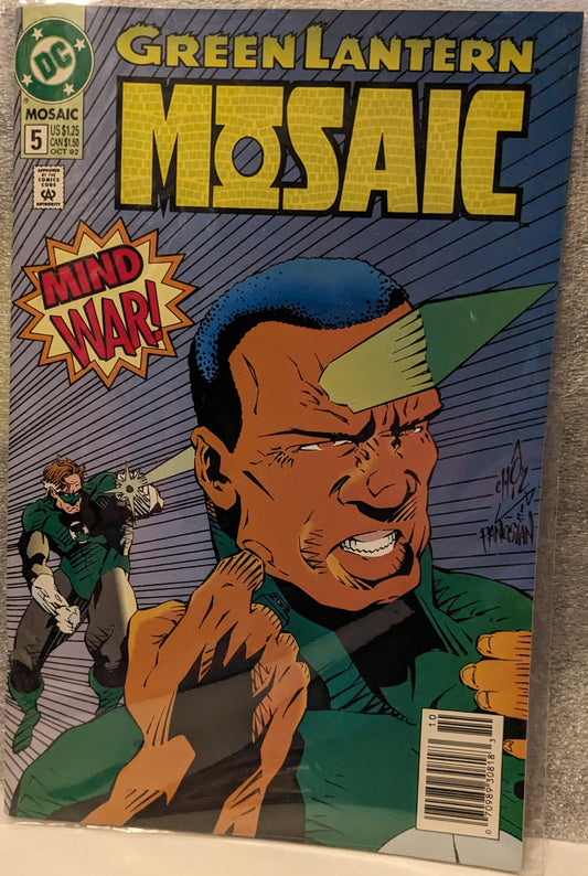 DC Comics Green Lantern Mosaic Mind War! 5 (OCT. 92)