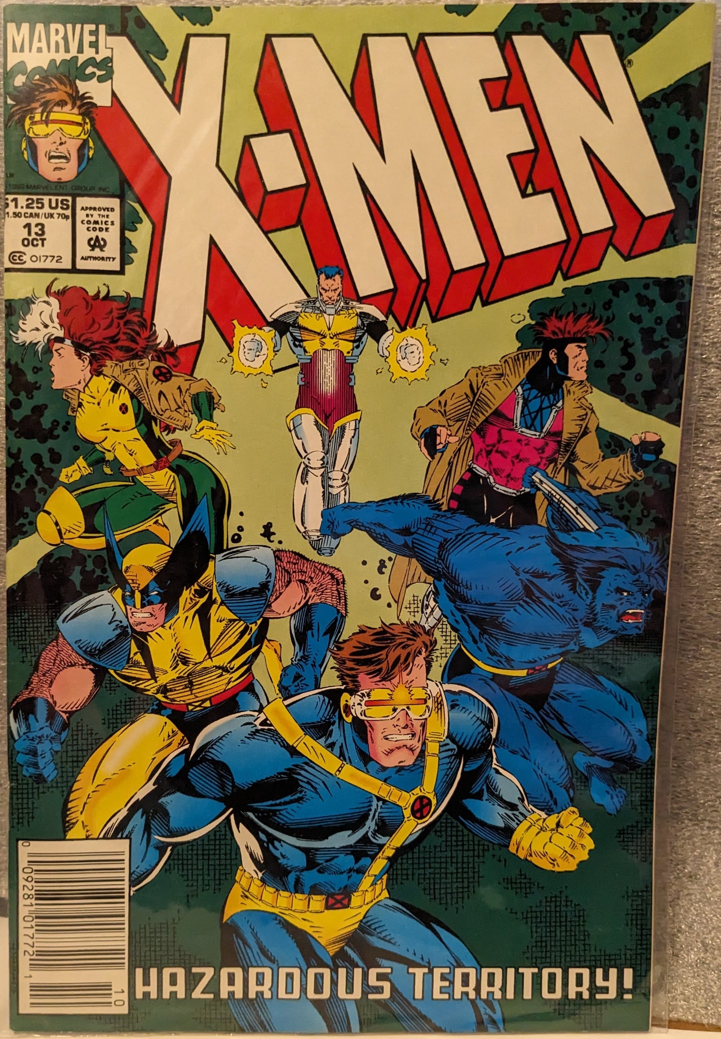 Marvel Comics X-Men Hazardous Territory! 13 (OCT. 92)