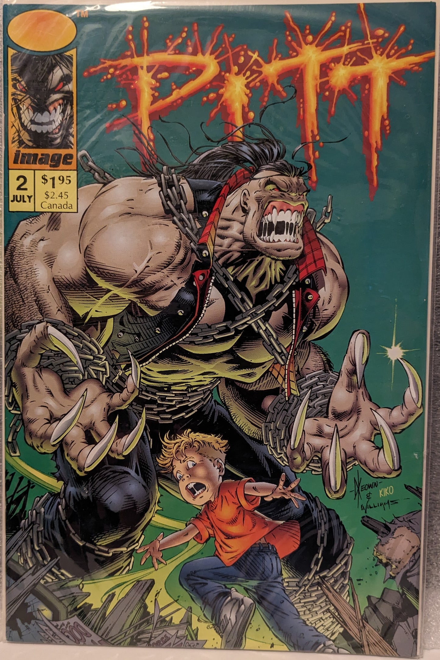 Image Comics PITT 2 (JUL. 93)