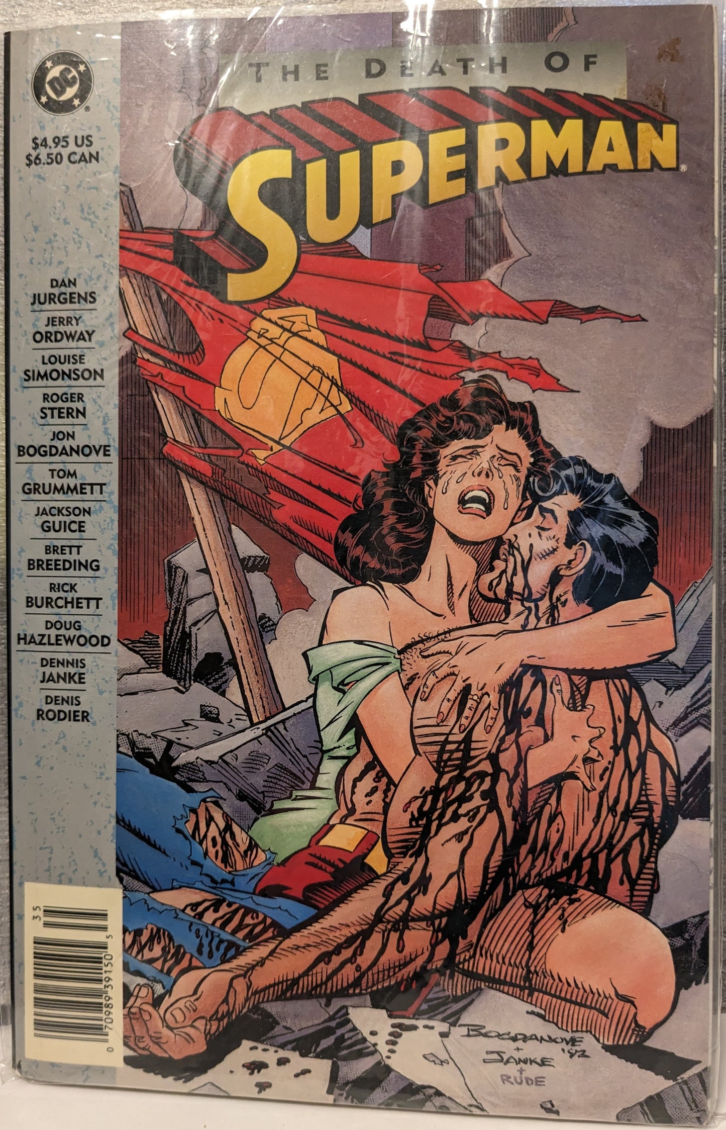 DC Comic The Death of Superman 1993