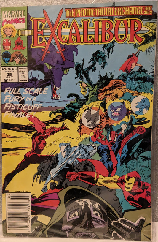 Marvel Comics Excalibur The Promethium Exchange Part 3 of 3