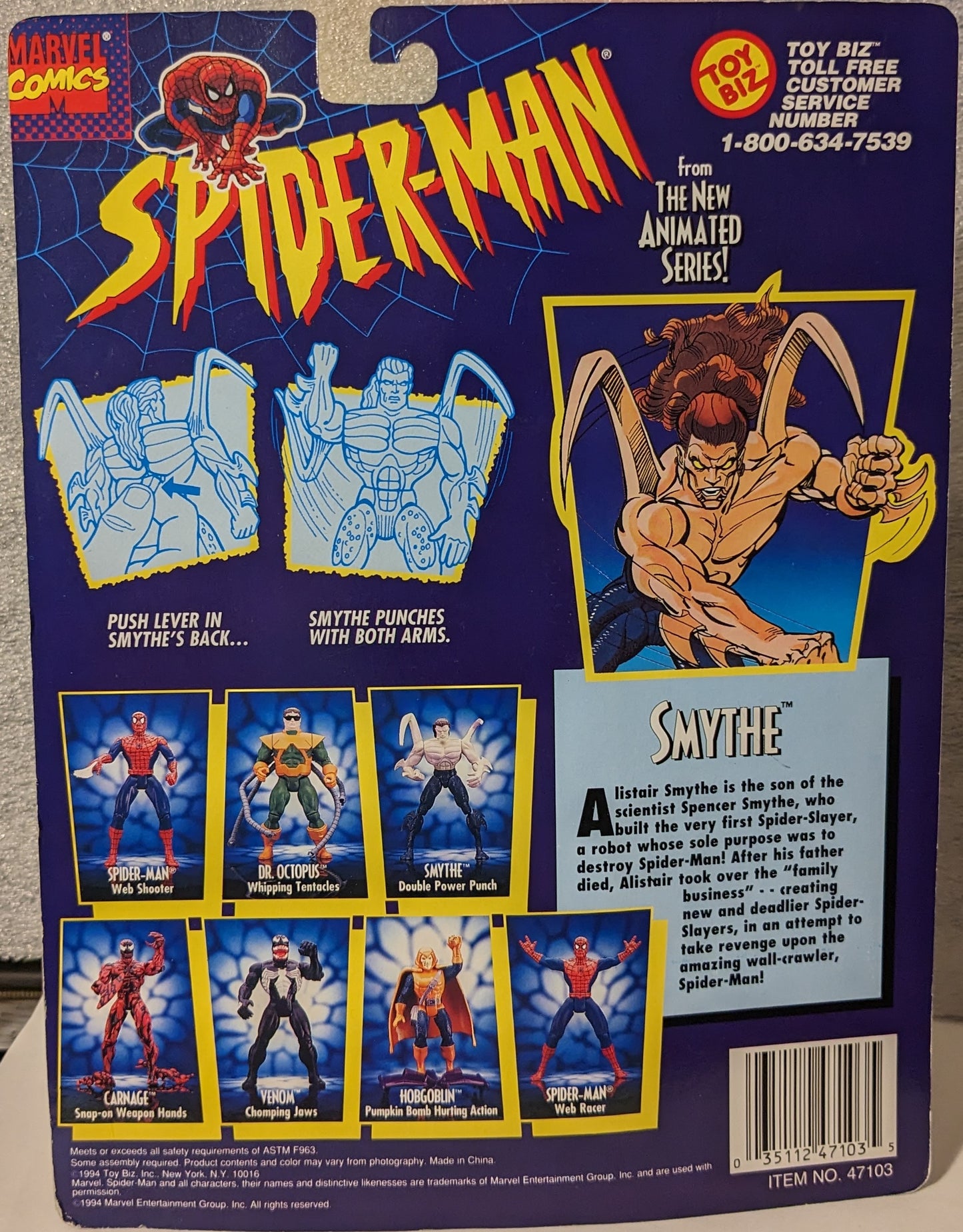 Marvel Comics Spider-Man Smythe