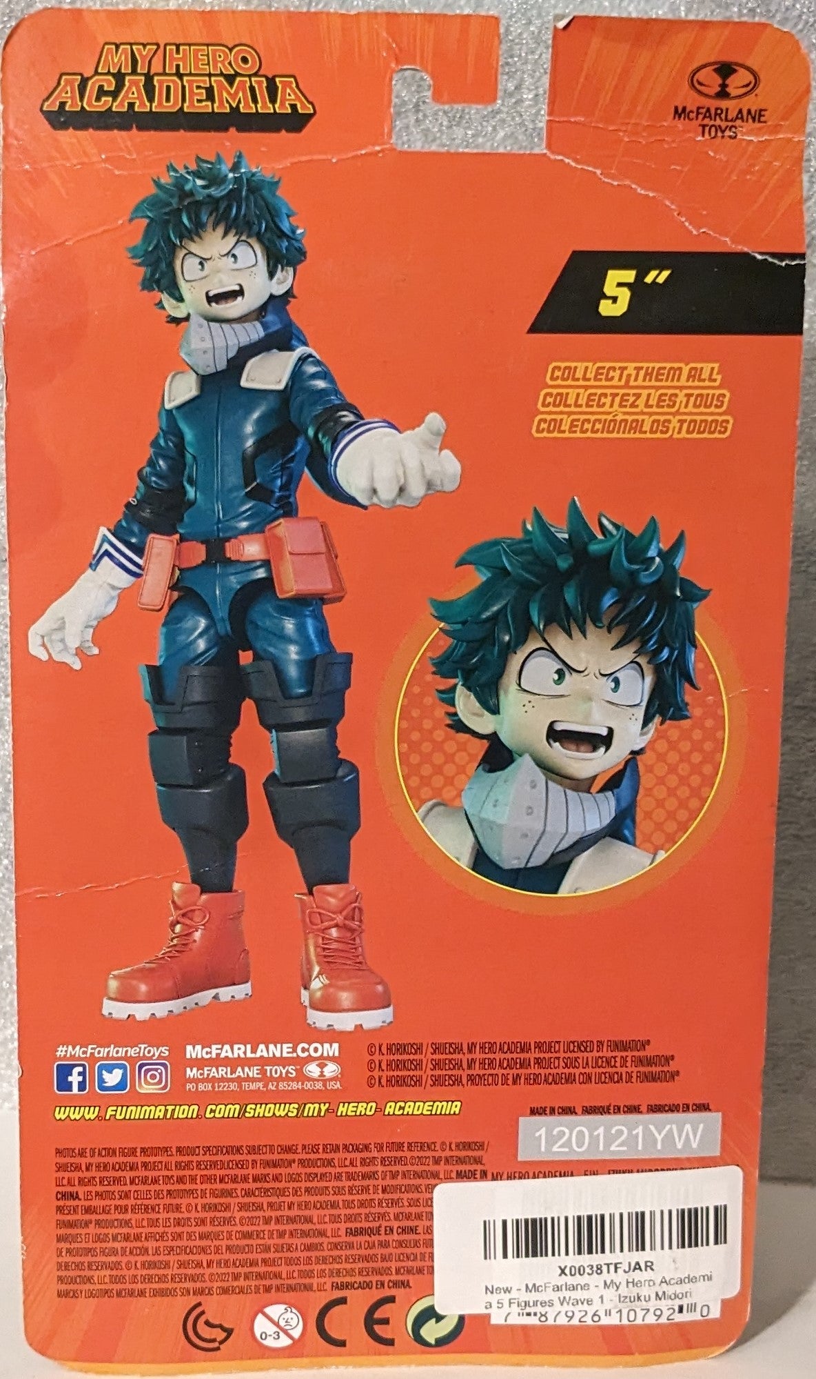 FUNimation My Hero Academia Izuku Midoriya