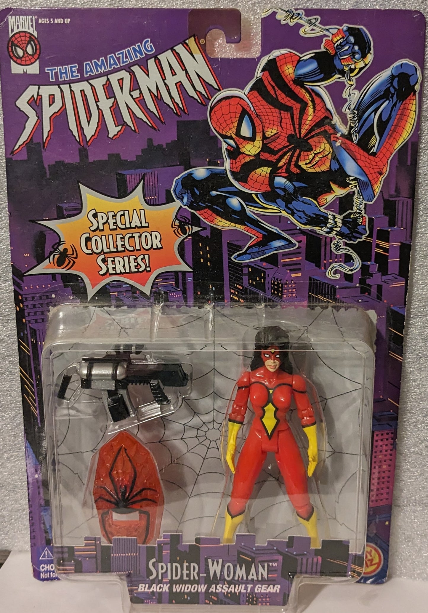 Marvel The Amazing Spider-Man Special Collector Series! Spider-Woman Black Widow Assault Gear