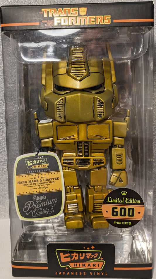 Funko Hikari Transformers Optimus Prime Limited Edition 600 Pieces Gold