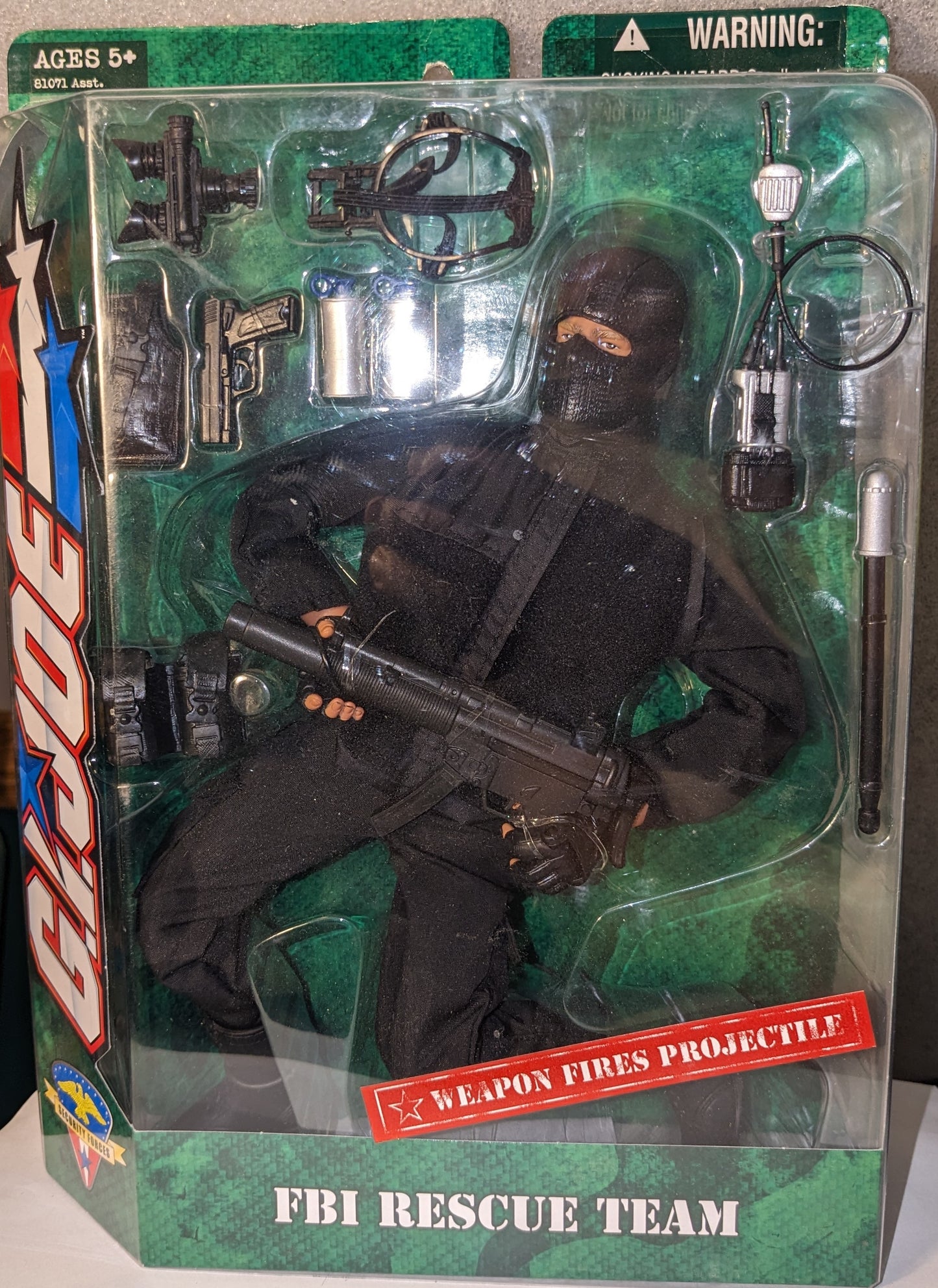 G.I. Joe A Real American Hero Security Forces FBI Rescue Team