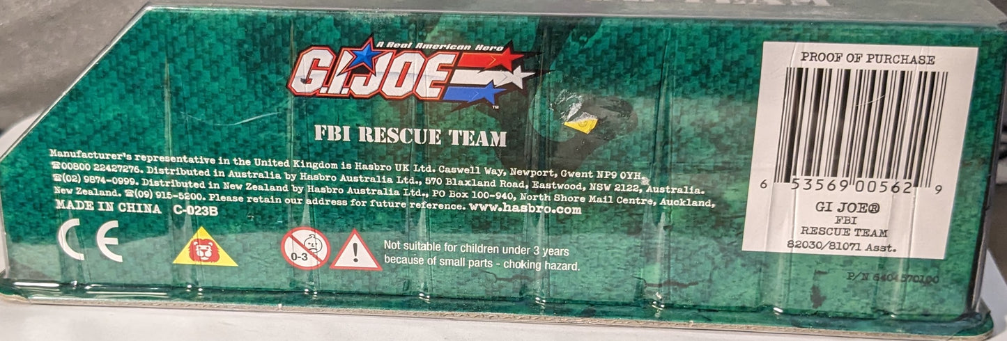 G.I. Joe A Real American Hero Security Forces FBI Rescue Team