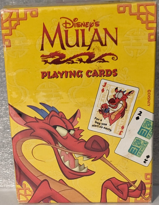 Vintage Disney's Mulan Playing Cards