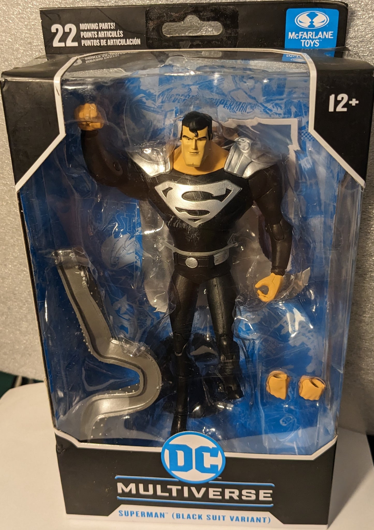 DC Comics Multiverse Superman (Black Suit Variant) Superman The Animated Series