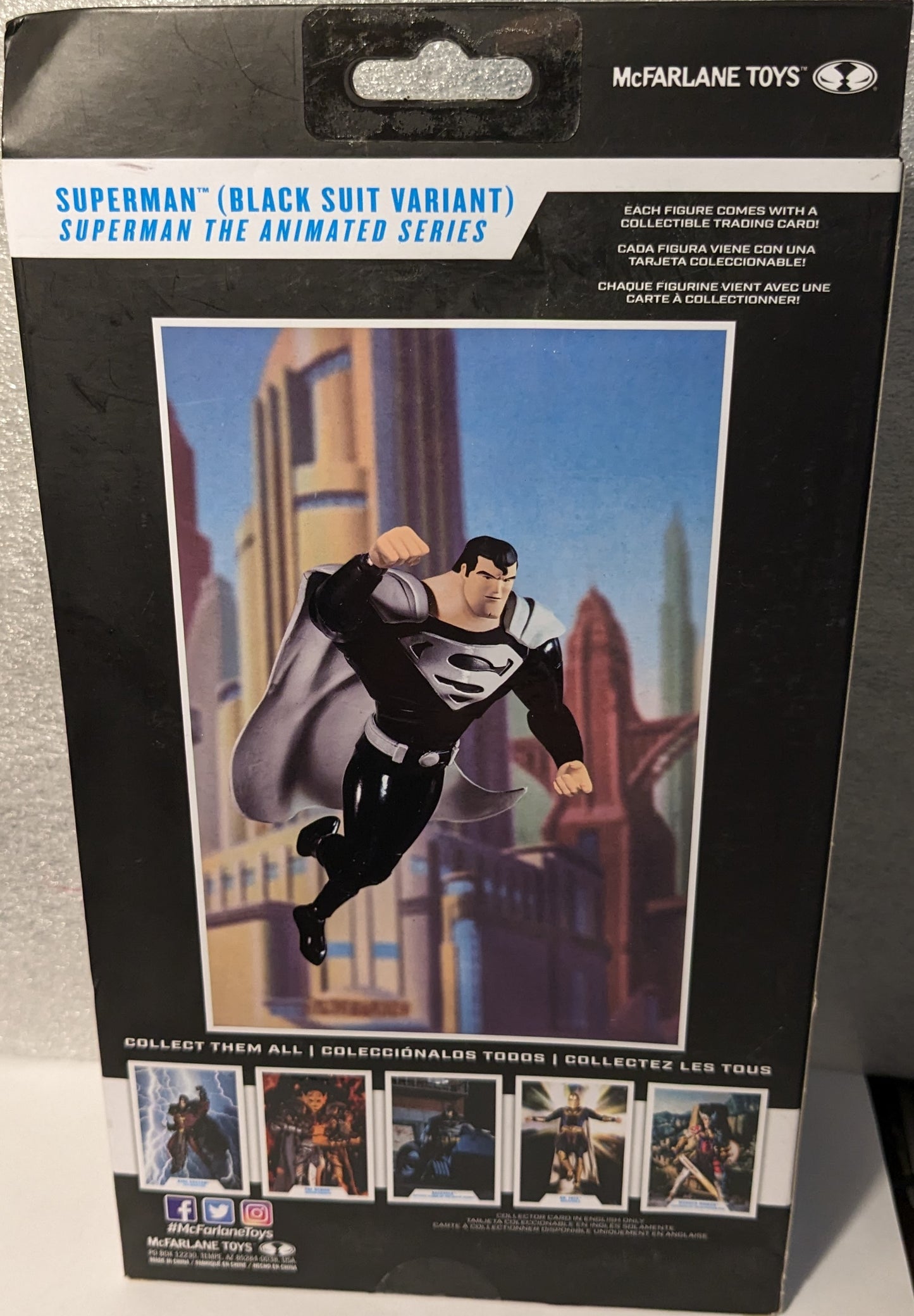 DC Comics Multiverse Superman (Black Suit Variant) Superman The Animated Series