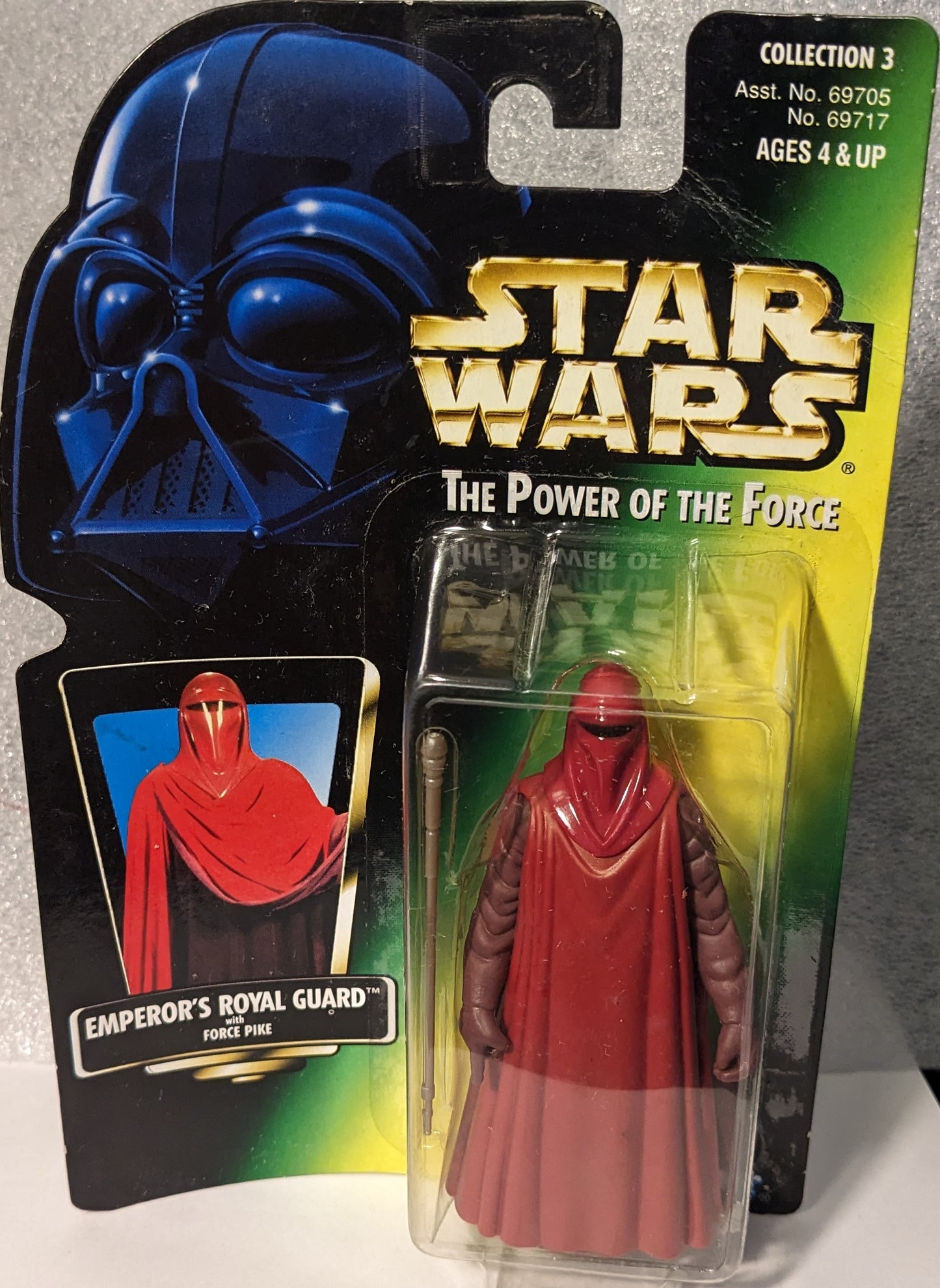 Star Wars The Power of the Force Emperor's Royal Guard with Force Pike