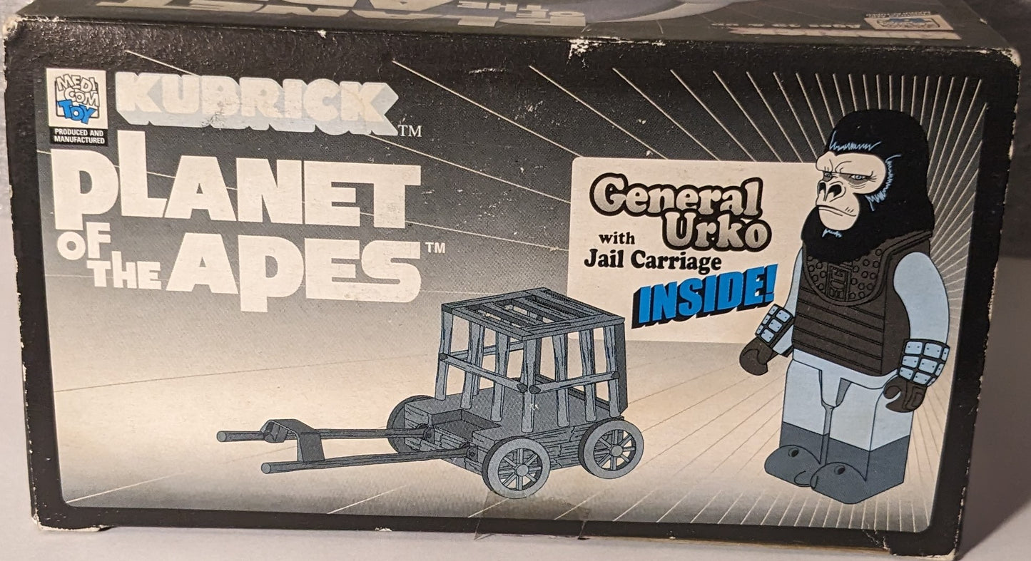 Kubrick Planet of the Apes General Urko with Jail Carriage