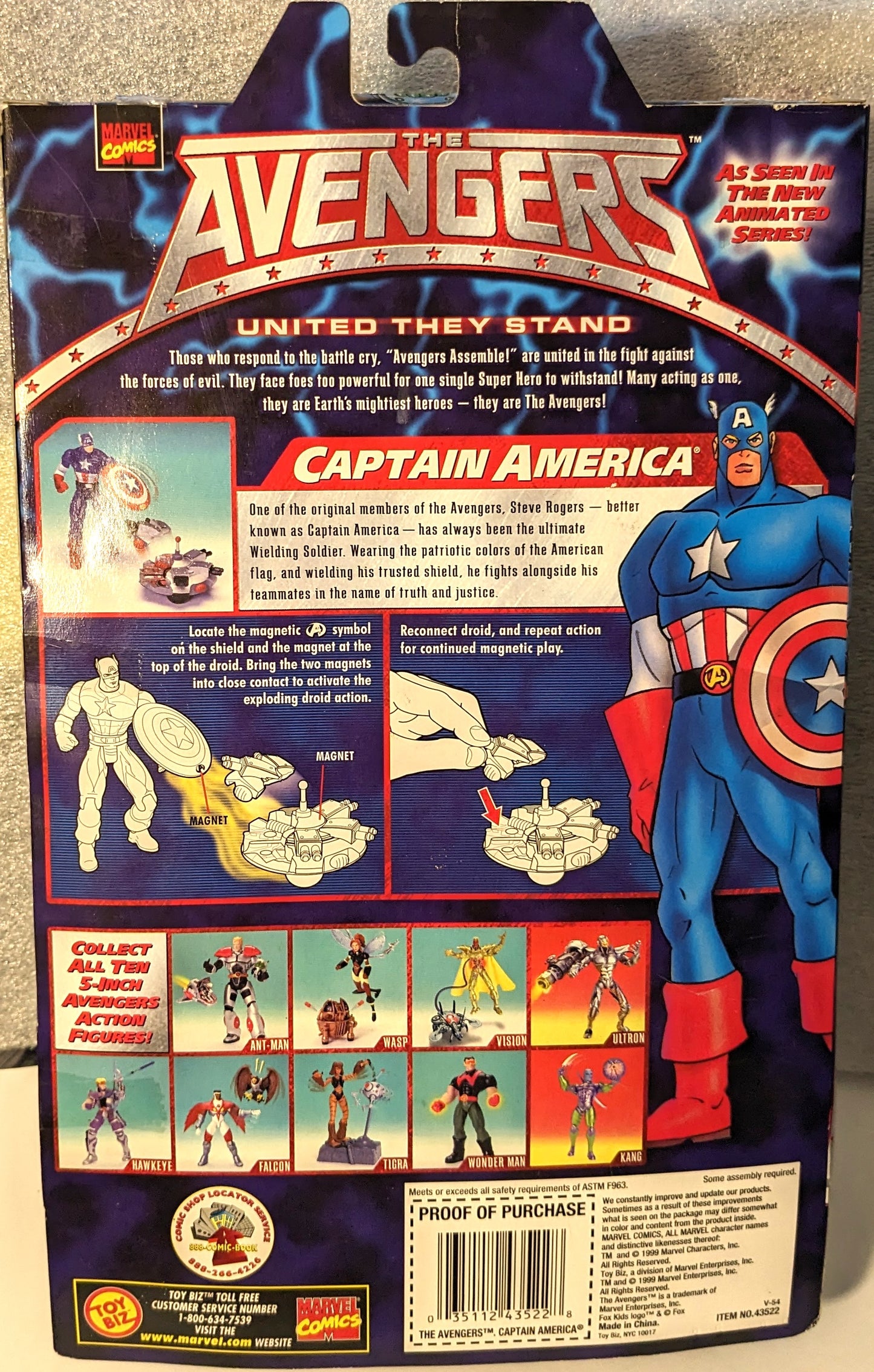 Marvel Comics The Avengers United They Stand Captain America