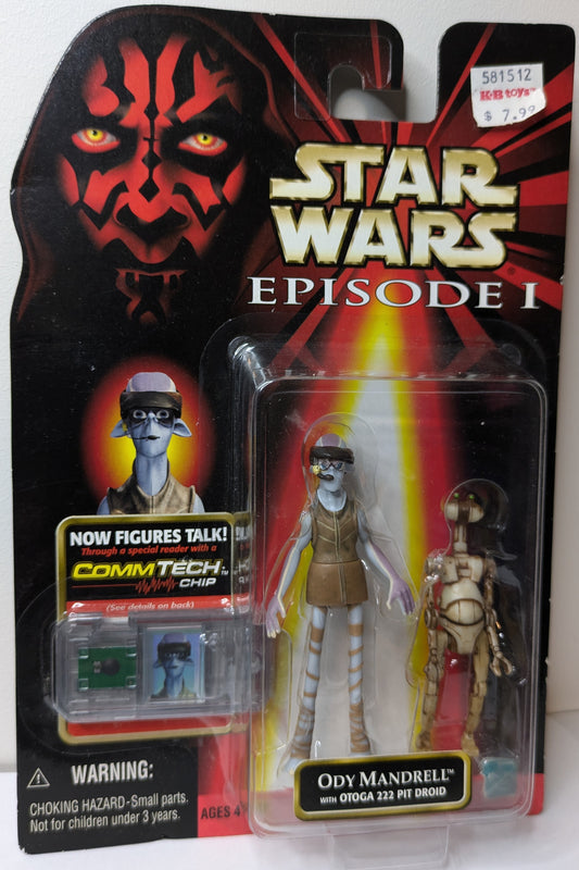 Star Wars Episode I Ody Mandrell with OTOGA 222 Pit Droid