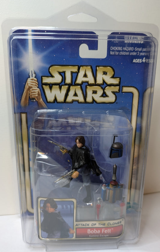 Star Wars Attack of the Clones Boba Fett Kamino Escape Action Figure