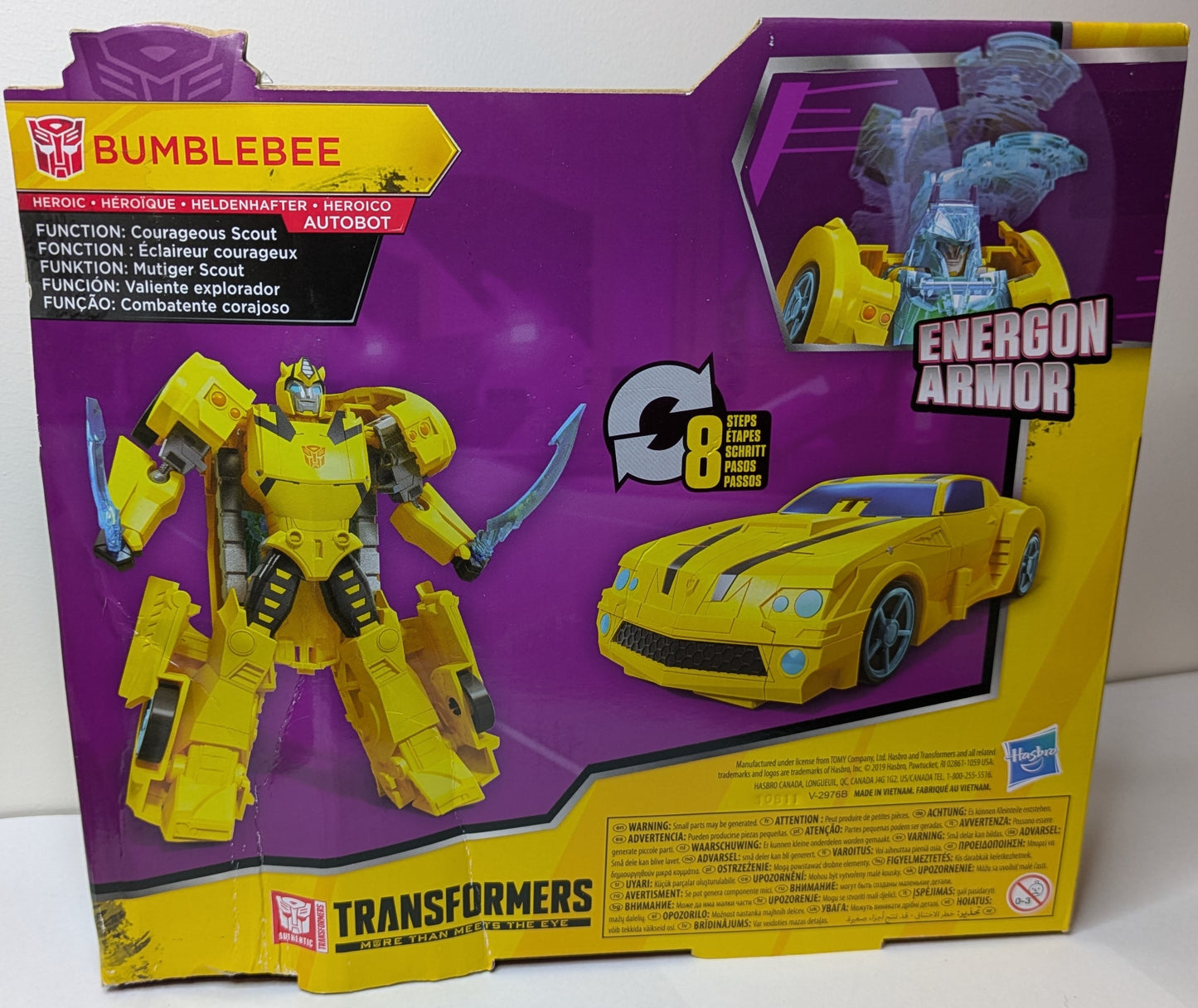 Transformers Cyberverse Battle for Cybertron Bumble Bee Action Figure