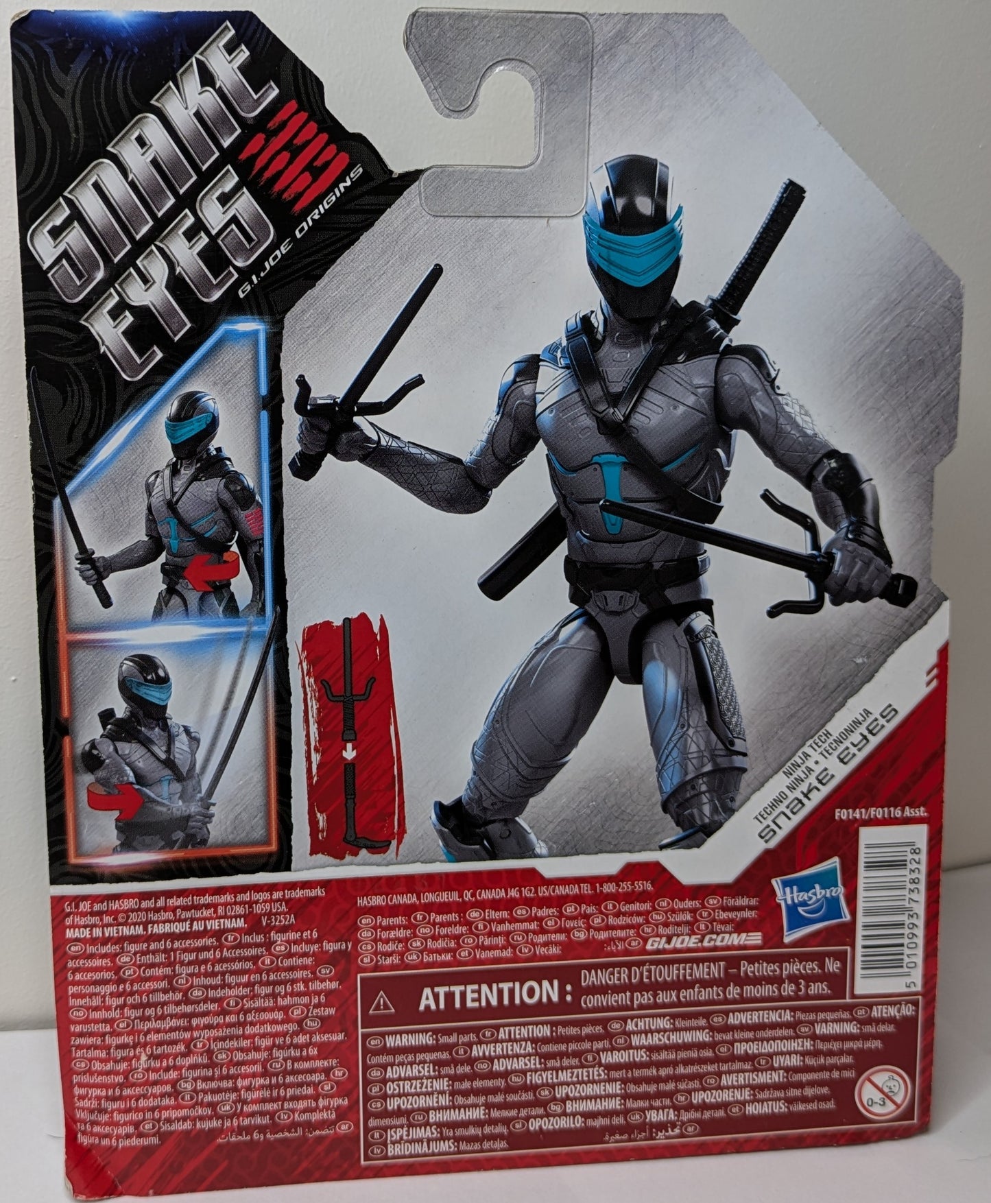 Snake Eyes G.I. Joe Origins Ninja Tech Snake Eyes