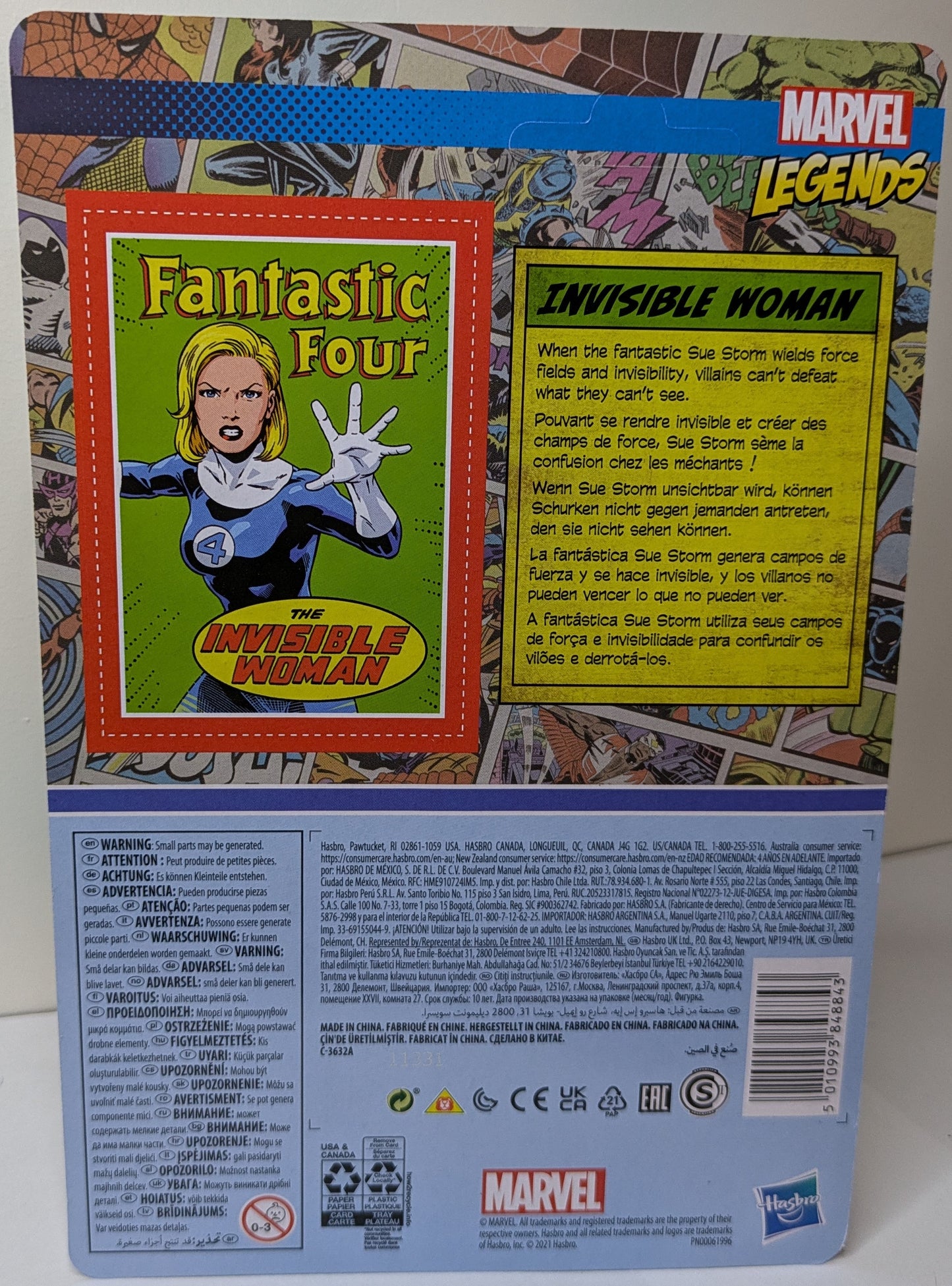 Marvel Comics Marvel Legends Fantastic Four The Invisible Woman