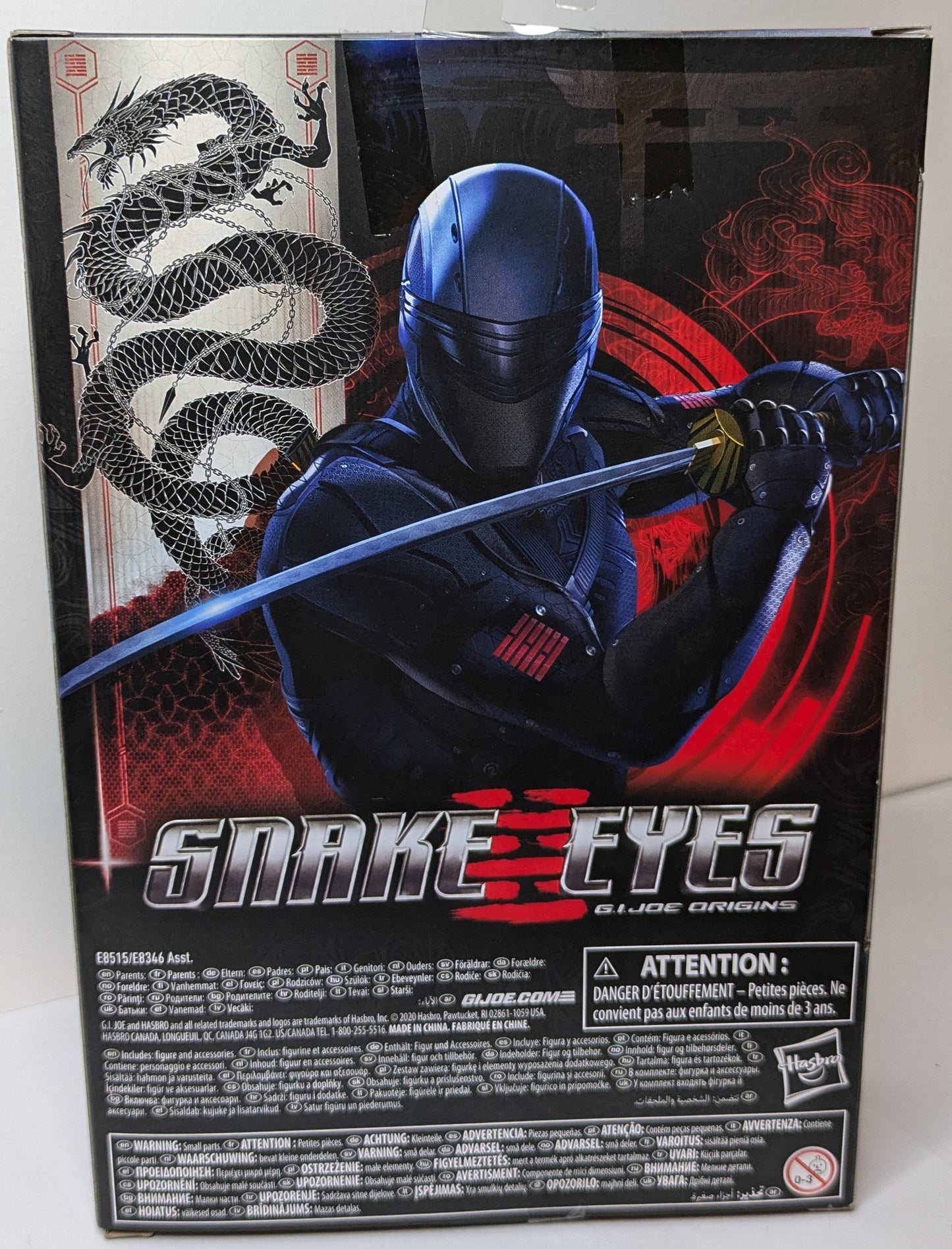 G.I. Joe Classified Series Snake Eyes G.I. Joe Origins Snake Eyes