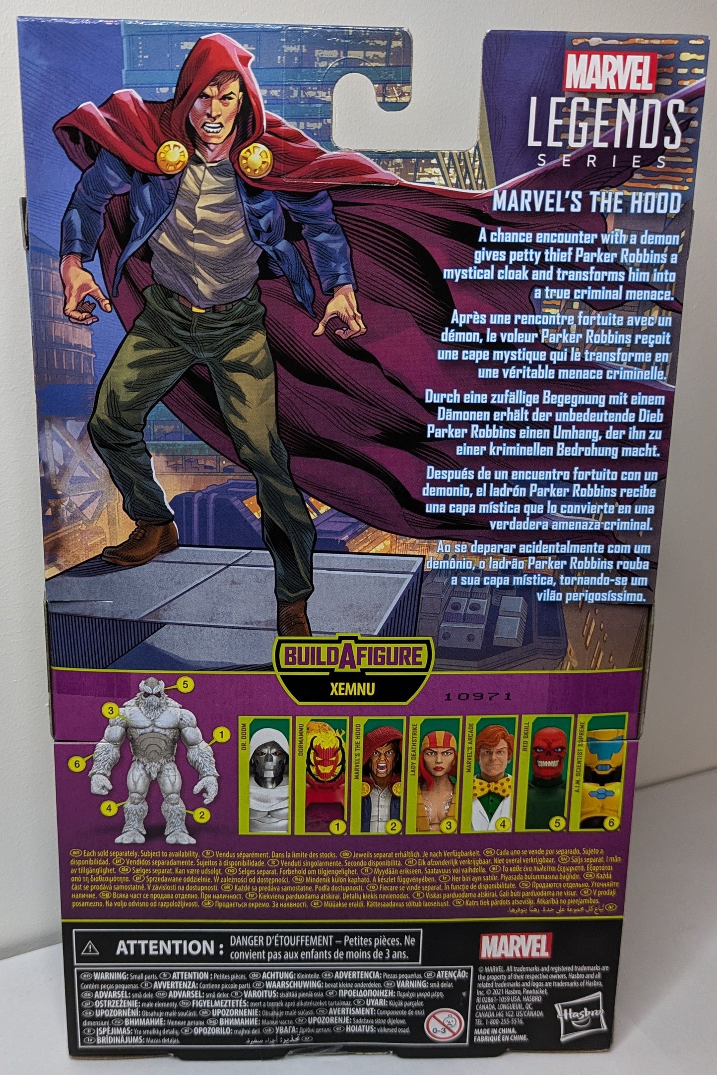 Marvel Comics Marvel Legends Series Marvel Super Villains Marvel's The Hood