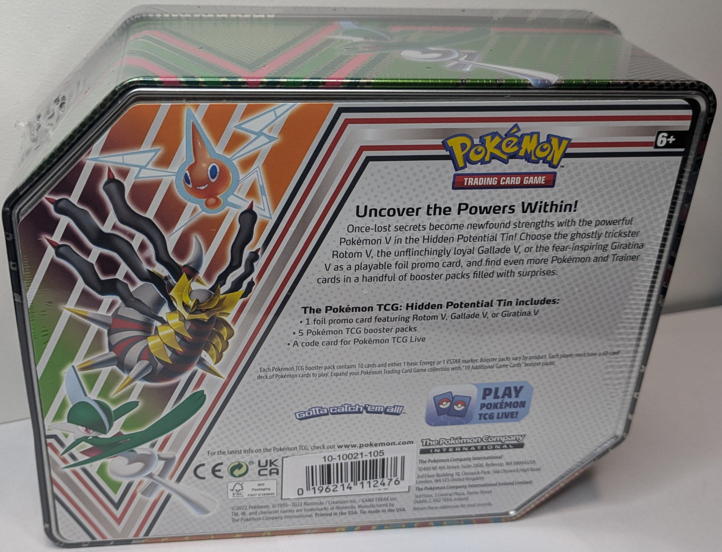 Pokemon Trading Card Games Hidden Potential Tin Giratina V