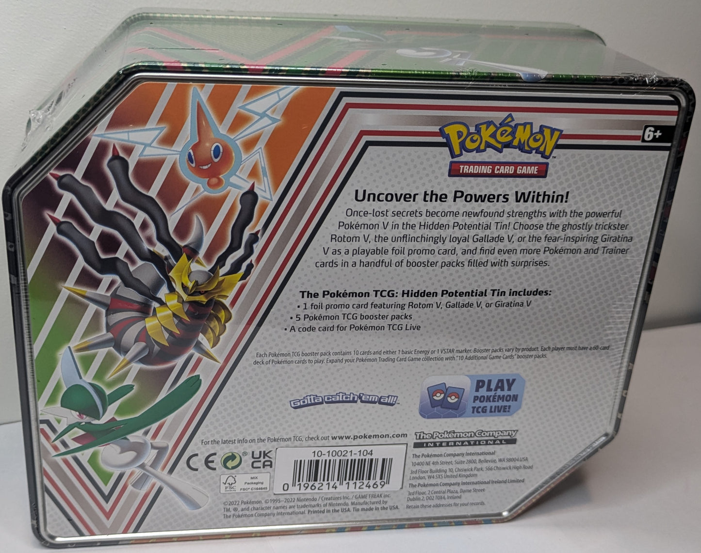 Pokemon Trading Card Games Hidden Potential Tin Gallade V