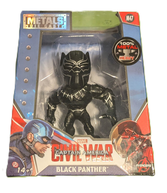 Marvel Captain America Civil War Black Panther Metals Die Cast Figure
