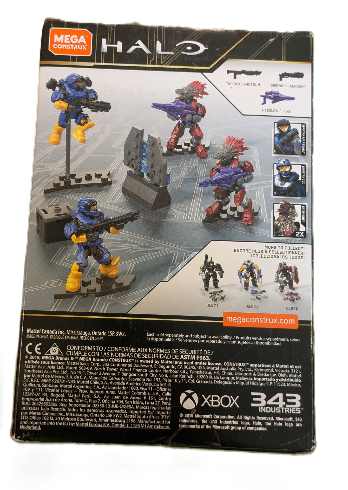 Mega Construx Halo Sword Base Invasion 99 Pcs 4 Figures Pro Builder Set