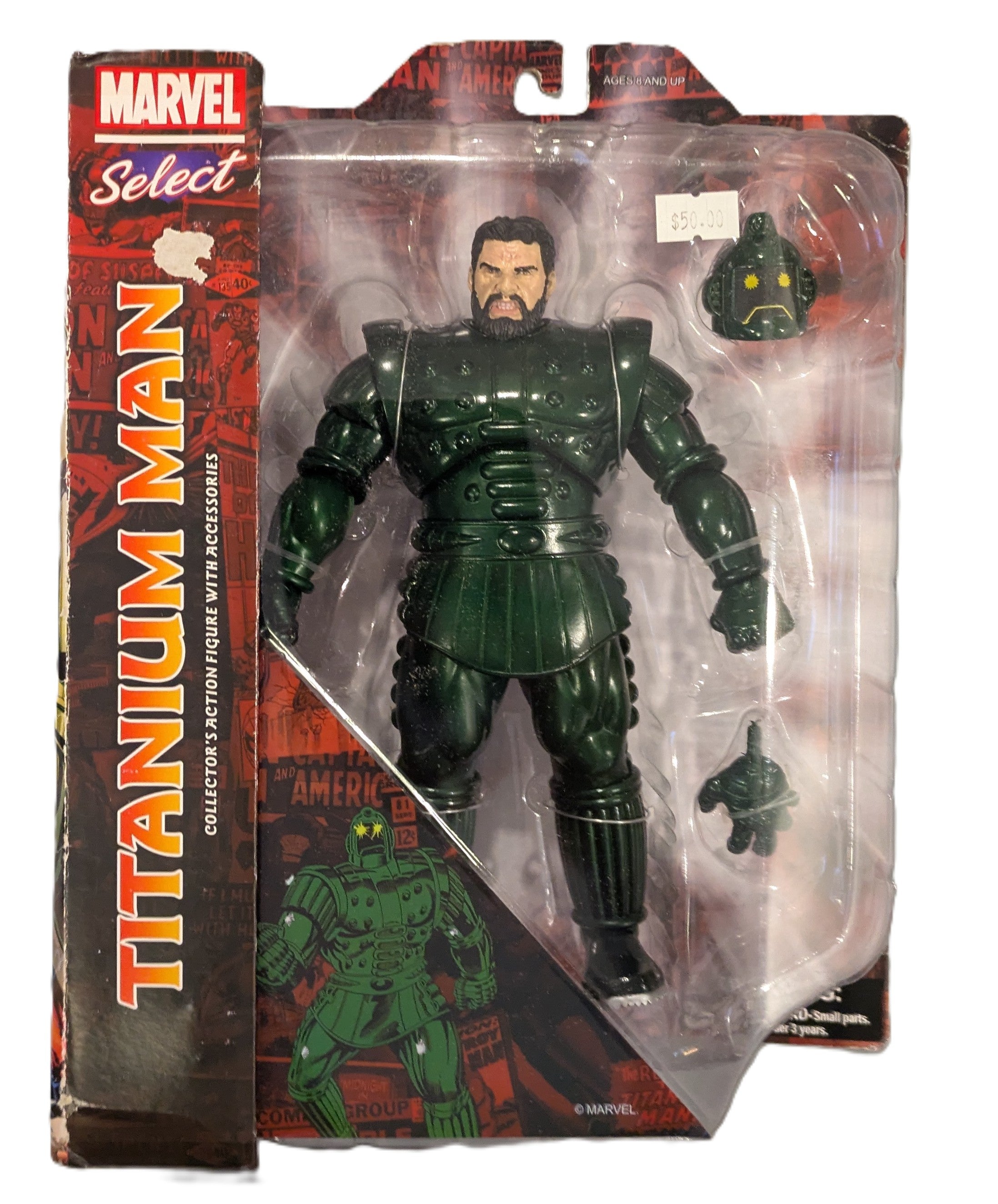 Marvel Select Titanium Man Action Figure β Infamous Collection