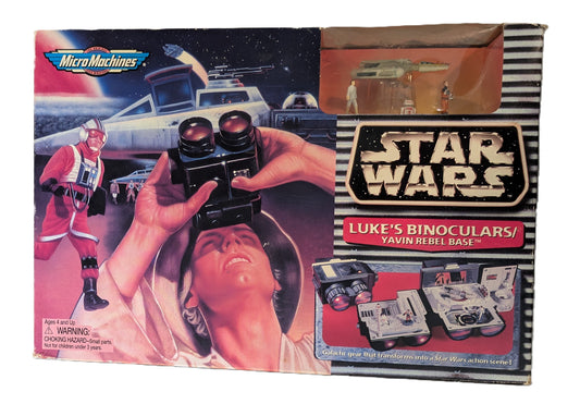 Star Wars Micromachines Luke's Binoculars/ Yavin Rebel Base Playset