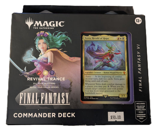 Magic the Gathering Final Fantasy Commander Deck (Revival Trance)