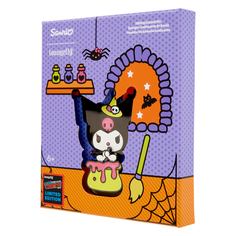 Sanrio NYCC Limited Edition Sanrio Kuromi 3" Collector Box Sliding Pin