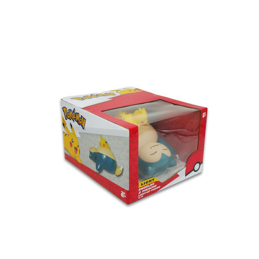 Pokémon Sleeping Snorlax and Pikachu Light-up Figure
