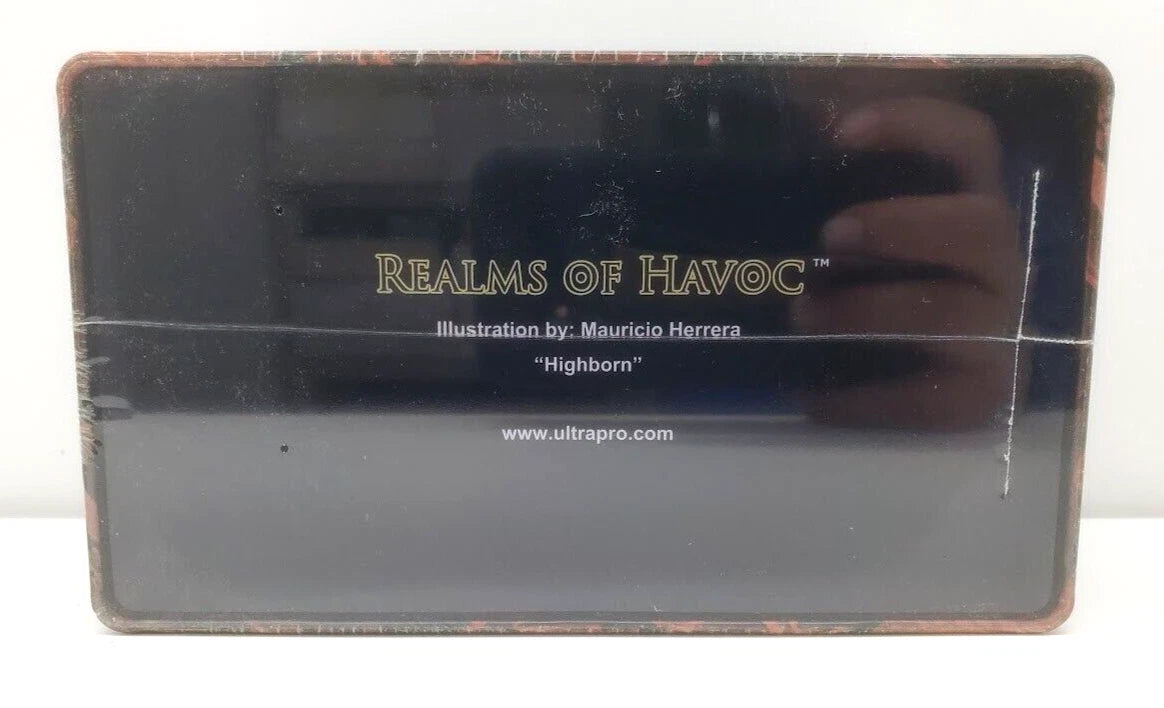 Ultra-Pro Realms Of Havoc Tin Trio Deck Storage Tin