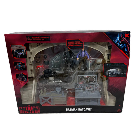 DC Comics The Batman Batcave with Exclusive Batman and Penguin Action Play Set