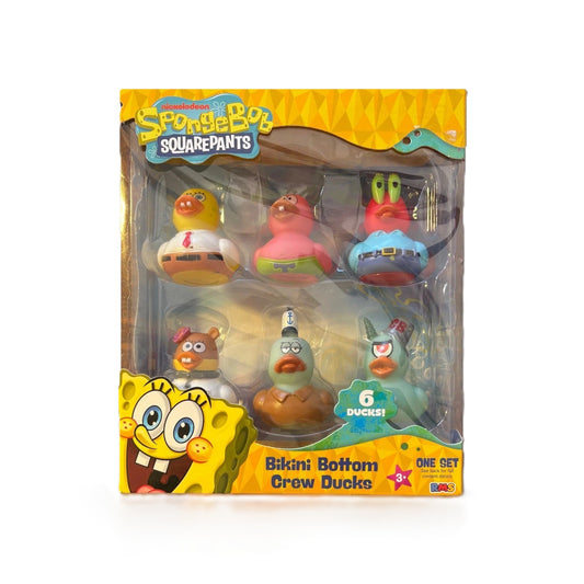 Nickelodeon Sponge Bob Square Pants Bikini Bottom Crew Ducks (6 Ducks!)